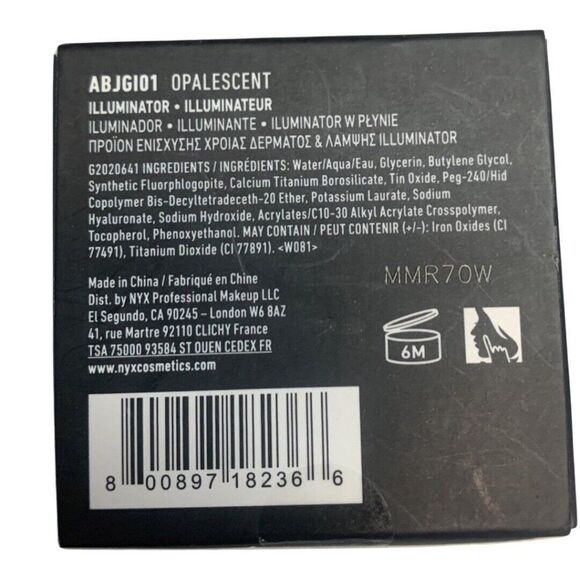 NYX Professional Makeup A Bit Jelly Highlighter - 0.53 oz Opalescent ABJG101 (2) - Picture 7 of 8